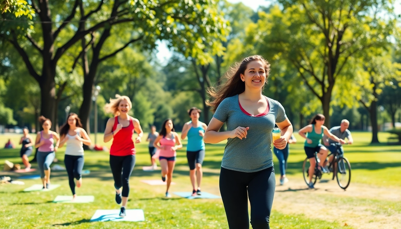 Achieving Weight Loss through diverse fitness activities outdoors.