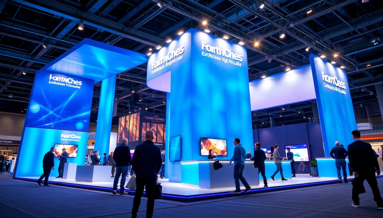 Explore a striking custom exhibition stand by a top exhibition stand builder in the UK, capturing innovative design and visitor engagement.