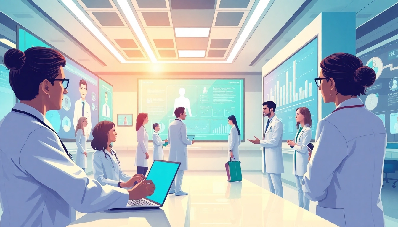 Engage with innovative healthcare gamification tools in a vibrant, interactive setting.