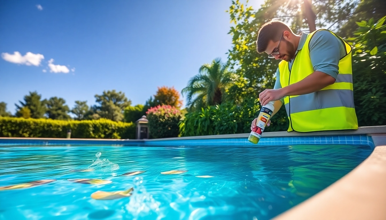 Expert Swimming Pool Leak Detection technician examining pool equipment for leaks.