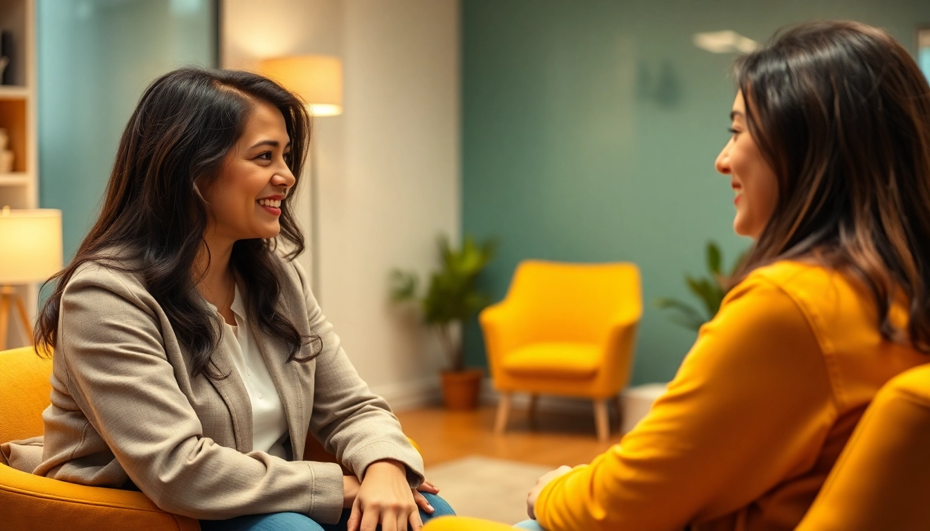 Sydney Psychologist providing a supportive environment during an in-person therapy session.