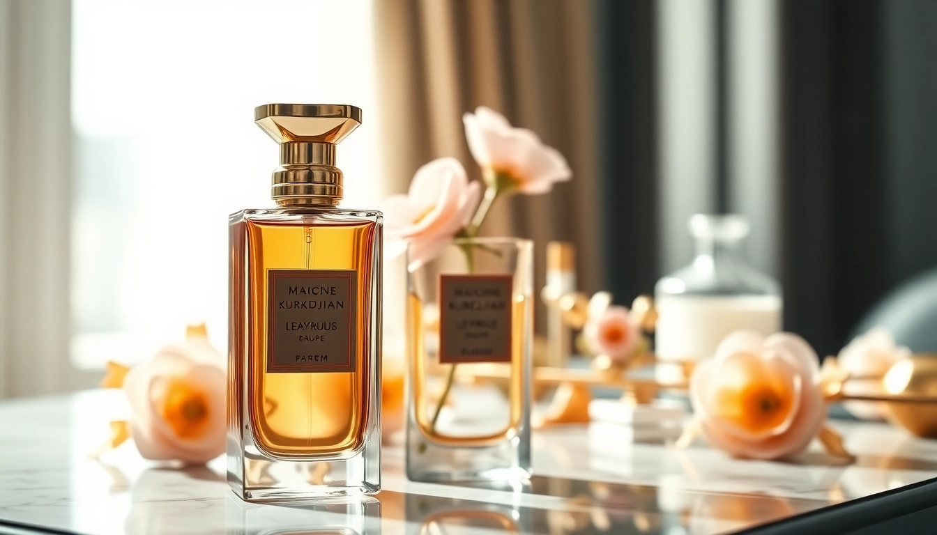 Experience the allure of this Maison Francis Kurkdjian dupe in an elegant display setting.