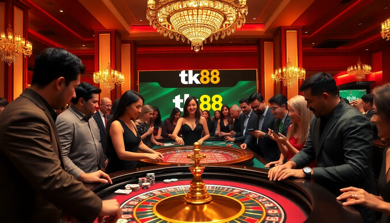 Gamble confidently at tk88 with professional dealers and luxurious casino ambiance.