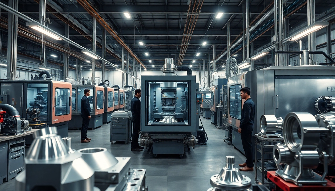 Aluminum die casting malaysia manufacturing facility showcasing advanced technology and skilled technicians.