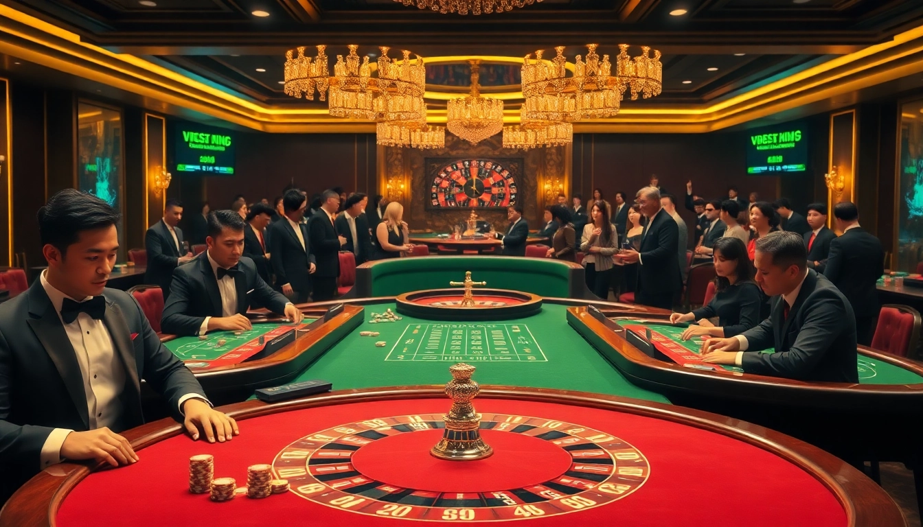 Engage with the thrilling atmosphere of online gambling at https://vsbet3.net/ with vibrant casino tables and exciting gameplay.