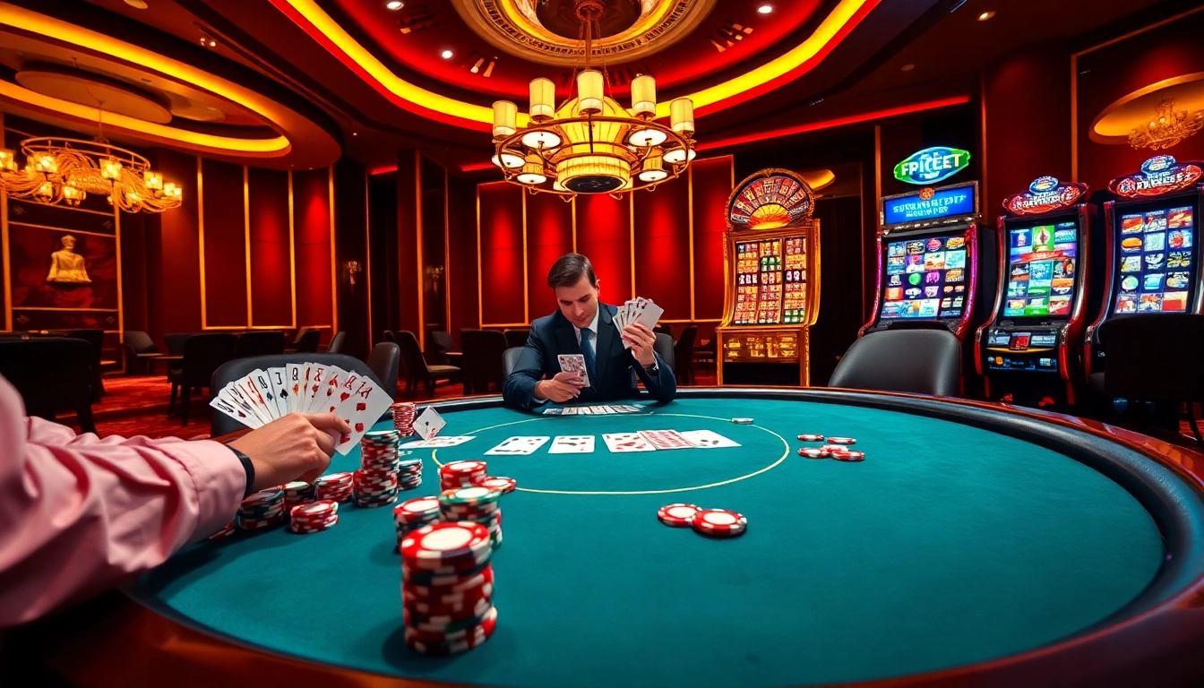 Play blackjack and win with excitement at https://f8bet.dental/ featuring vibrant casino atmosphere.