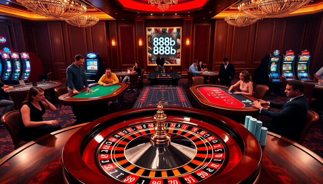 Experience the excitement of 888b.com with players enjoying luxury casino games like roulette and blackjack.