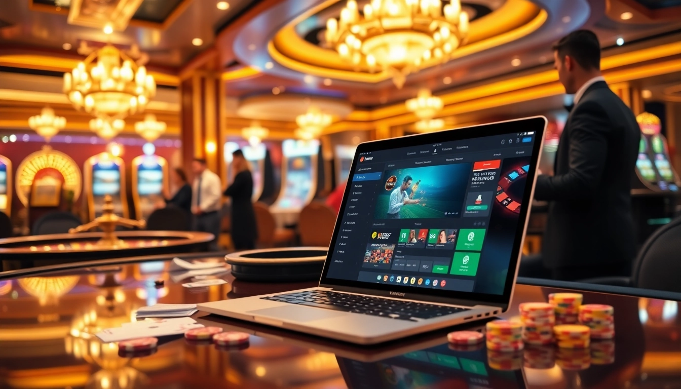 Experience the excitement of online gambling at https://mk8th.net/ with a vibrant casino ambiance filled with action.