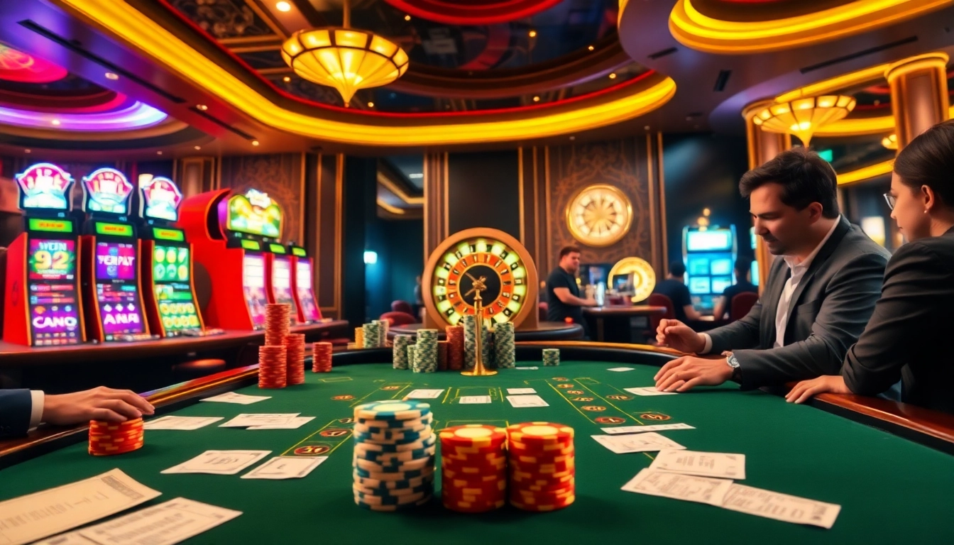 Experience the excitement of gambling at vvjl6 com with vibrant casino visuals.