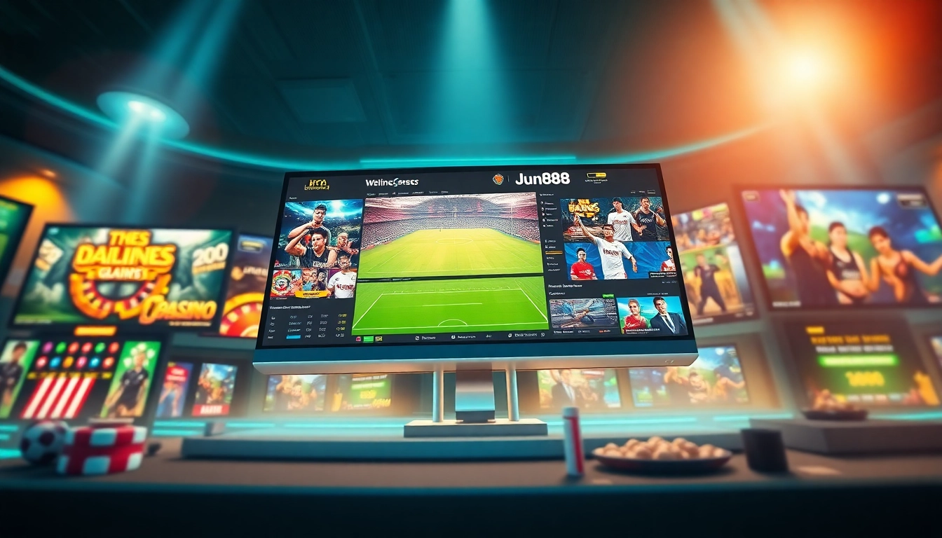 Engaging online gaming experience at https://jun88pl.com/ featuring casino games and sports betting.