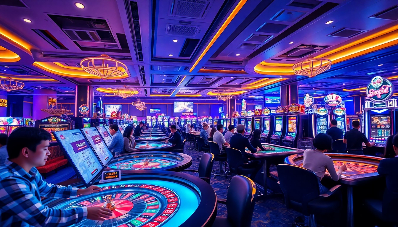 Exciting online casino experience at ev88win.live with vibrant gaming atmosphere.