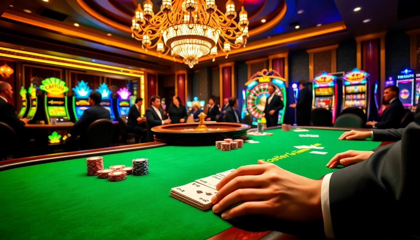 Experience the excitement of poker and slots at https://kjcmh.com/ with vibrant tables and lively players.