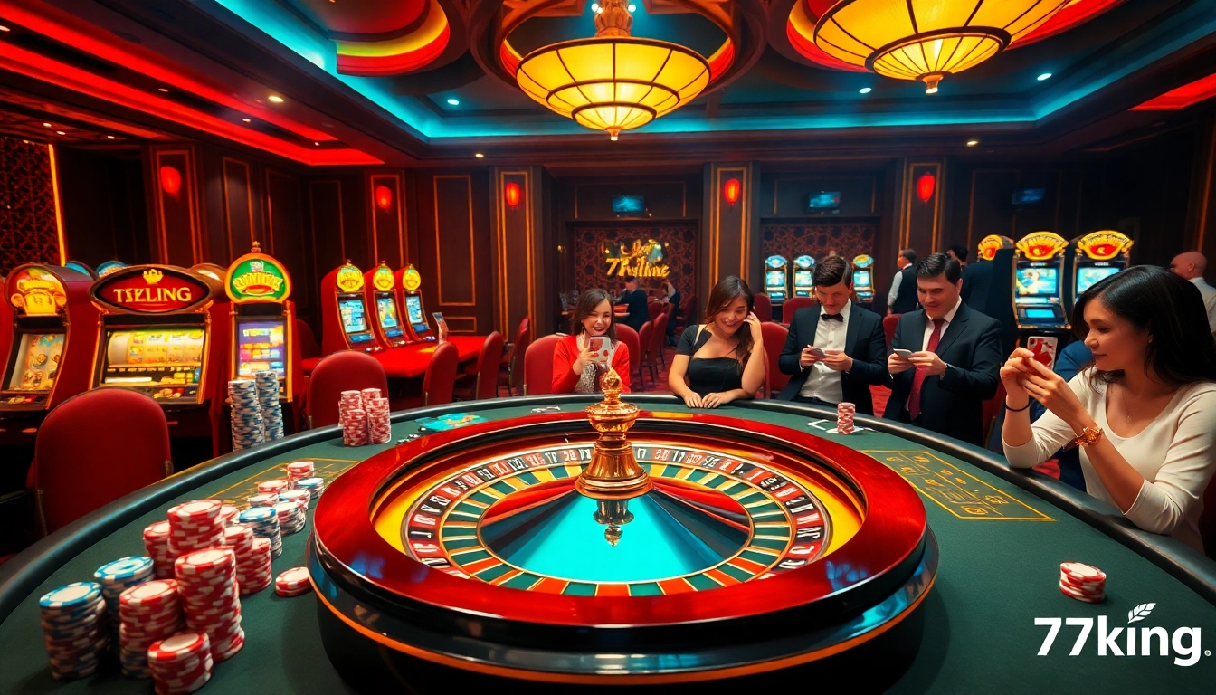 Experience the excitement of 79king with vibrant casino scenes and engaging players.