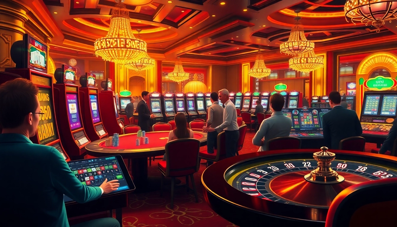 Betting excitement at MB66.nyc casino with vibrant games and enthusiastic players.
