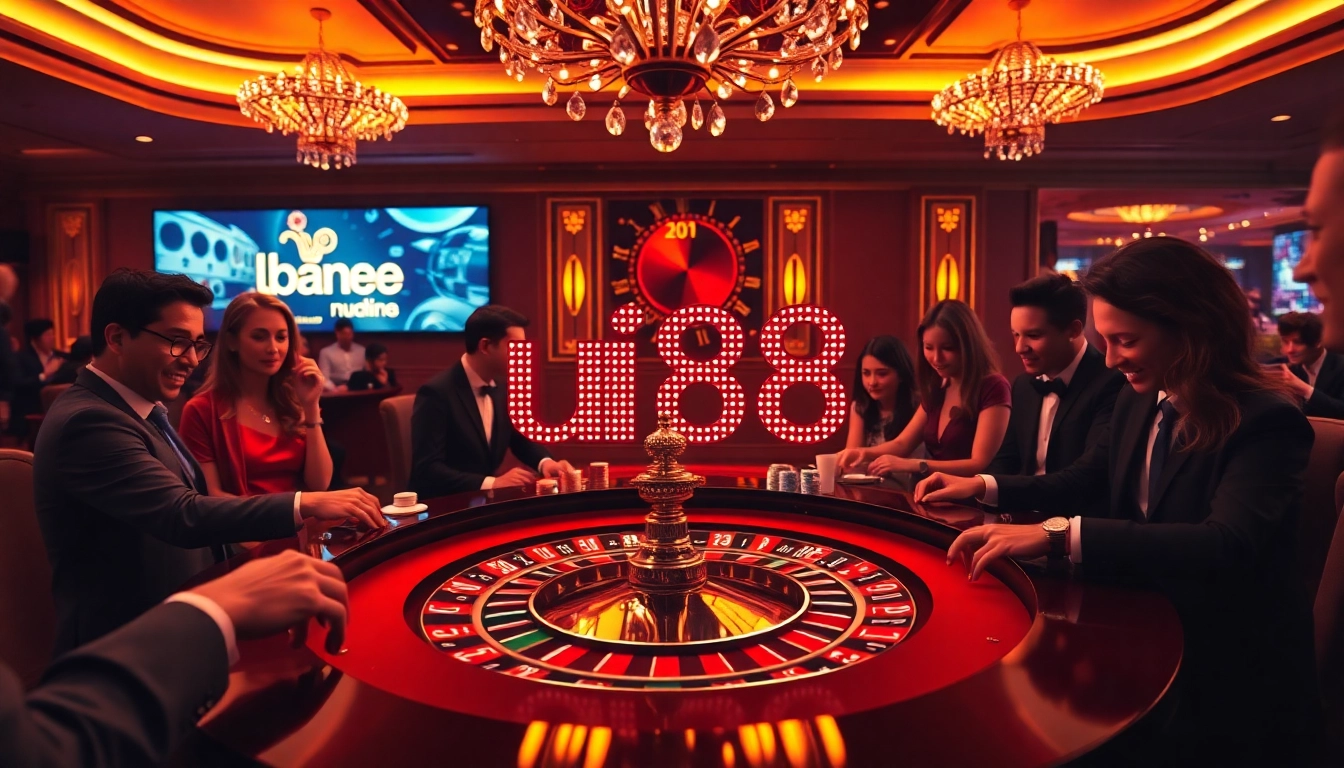 Experience thrilling gameplay at uu88 casino with engaging roulette and vibrant atmosphere.
