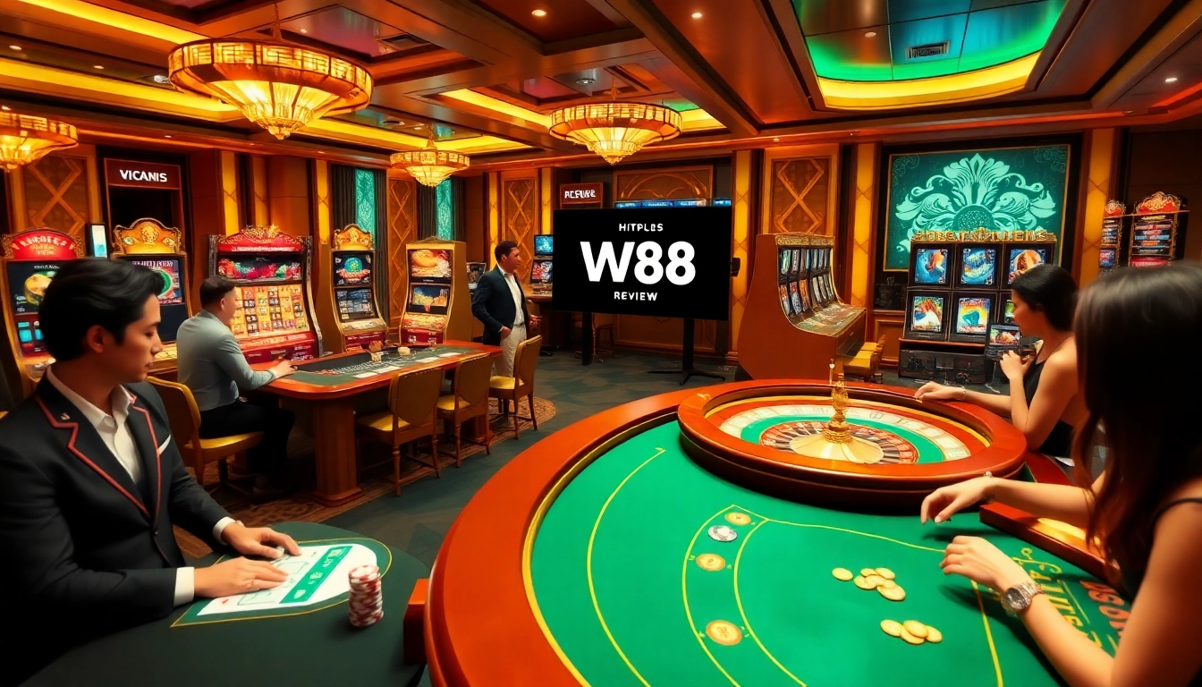Players enjoying a dynamic gambling experience at a virtual casino featured on https://ww88.review/
