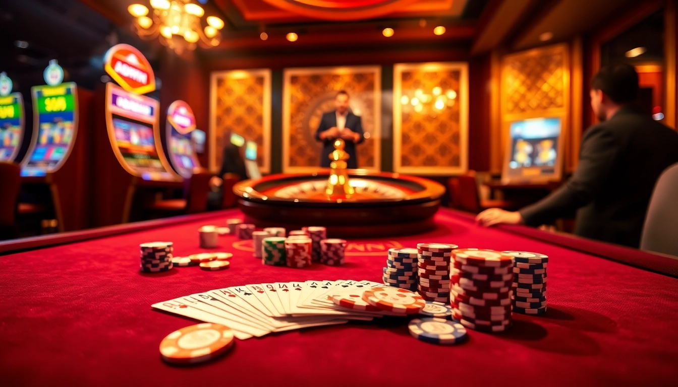 Experience the thrill of Sunwin's luxurious casino with exciting table games and vibrant visuals.