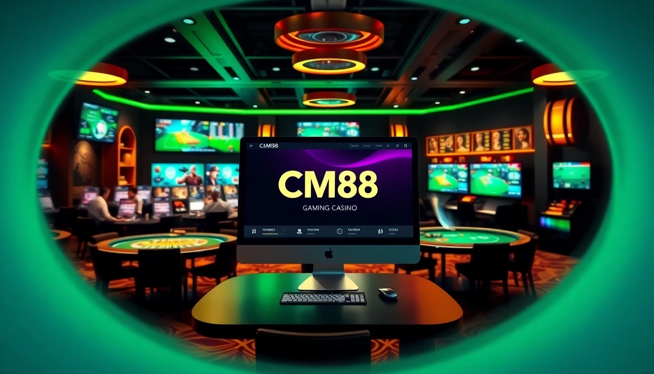 Experience the excitement of cm 88's diverse gaming options in a professional online casino setting.