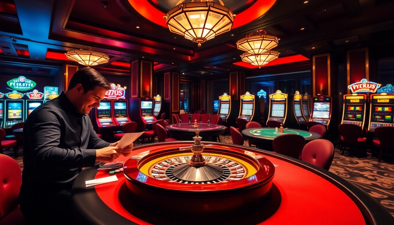 Exciting gameplay at 789 Club casino with vibrant table games and colorful slot machines.